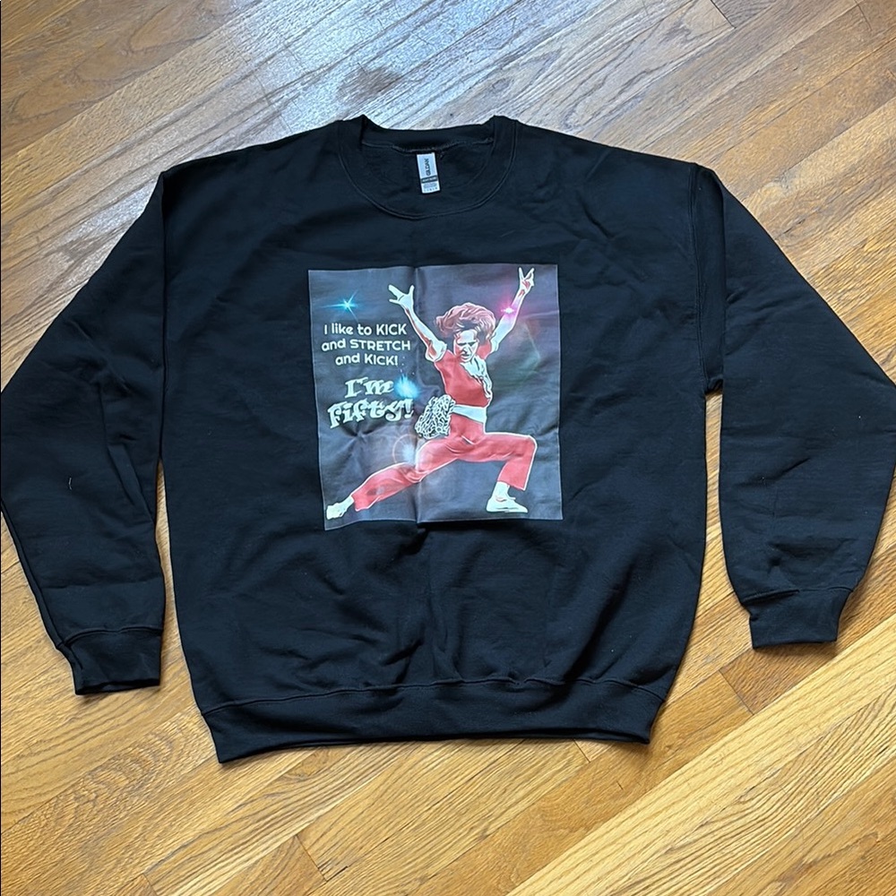 Black Sally O’Malley Graphic Women’s Sweatshirt